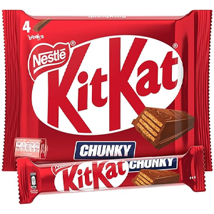 KITKAT Chunky Chocolate Wafer Bar 40g (4 Bars)
