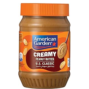 American Garden Creamy Peanut Butter, Vegan, Gluten Free, 454g